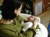 Sarah & Jacob, 1 week old - click to enlarge